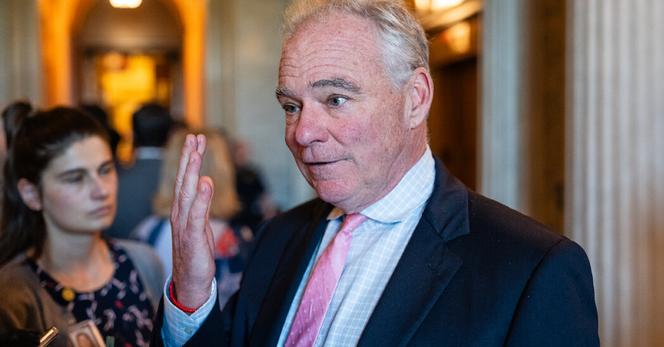 Senator Tim Kaine at the Capitol this week. 