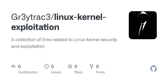 A collection of links related to Linux kernel security and exploitation - Gr3ytrac3/linux-kernel-exploitation