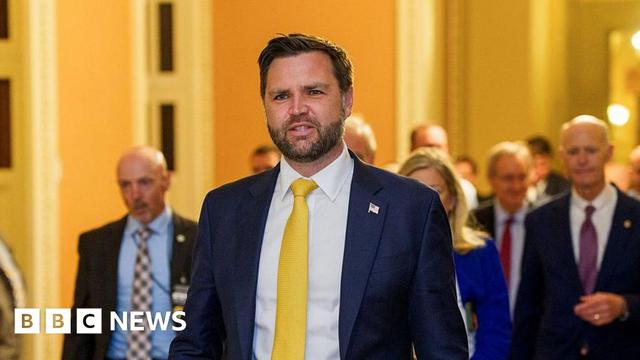 US Vice President JD Vance at the US Capitol in Washington, DC, US, on Saturday, June 28, 2025