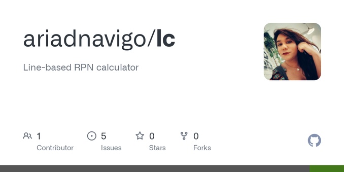 Line-based RPN calculator. Contribute to ariadnavigo/lc development by creating an account on GitHub.