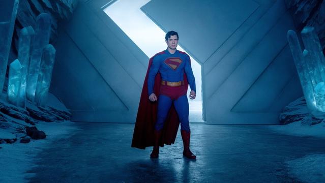 SUPERMAN, David Corenswet as Superman, 2025.  ph: Jessica Miglio /© Warner Bros. /Courtesy Everett Collection