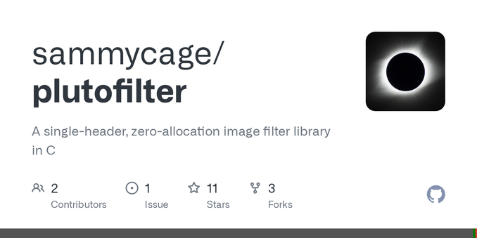 A single-header, zero-allocation image filter library in C - sammycage/plutofilter