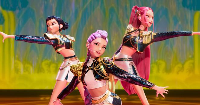 The women of the K-pop group Huntrix are also demon hunters in the film, directed by Maggie Kang and Chris Appelhans. The women of the K-pop group Huntrix are also demon hunters in the film, directed by Maggie Kang and Chris Appelhans.