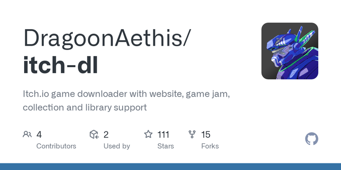 Itch.io game downloader with website, game jam, collection and library support - DragoonAethis/itch-dl