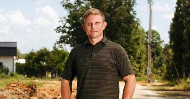 Eric Orwoll, president of Return to the Land, said his group can reject an applicant “who doesn’t present as white.” Eric Orwoll, president of Return to the Land, said his group can reject an applicant “who doesn’t present as white.”