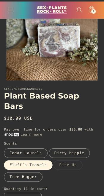 https://sexplantsrockandroll.com plant-based soap
